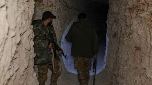 Terör örgütü YPG’nin Tabka’da kazdığı kilometrelerce tünel ağı ortaya çıkarıldı