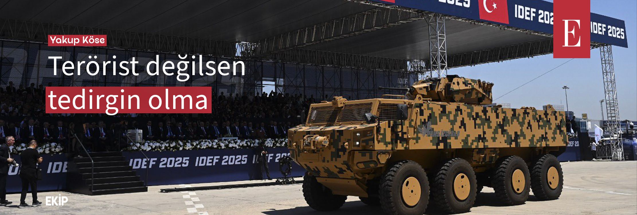 Terörist değilsen tedirgin olma!